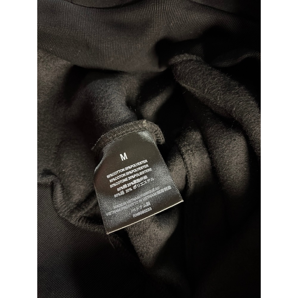 Fear of God Essentials Hoodie Mens Medium Black Oversized Pullover Sweatshirt - Picture 4 of 7